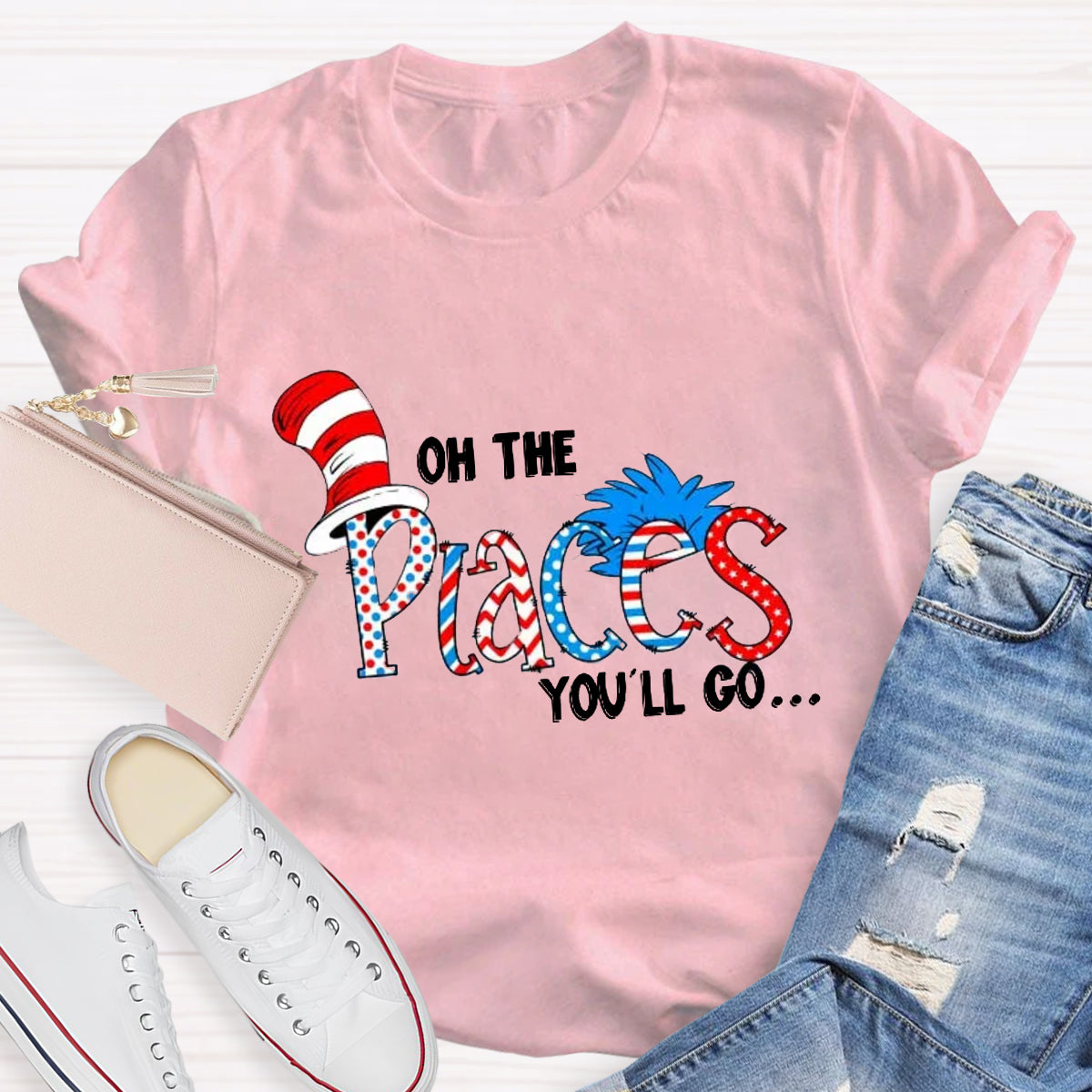 Oh The Place You'll Go Teacher T-Shirt
