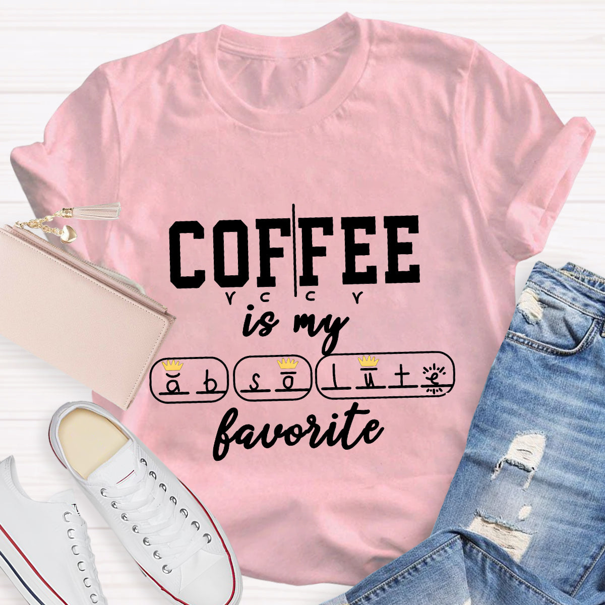 Coffee Is My Favorite English Teacher T-Shirt
