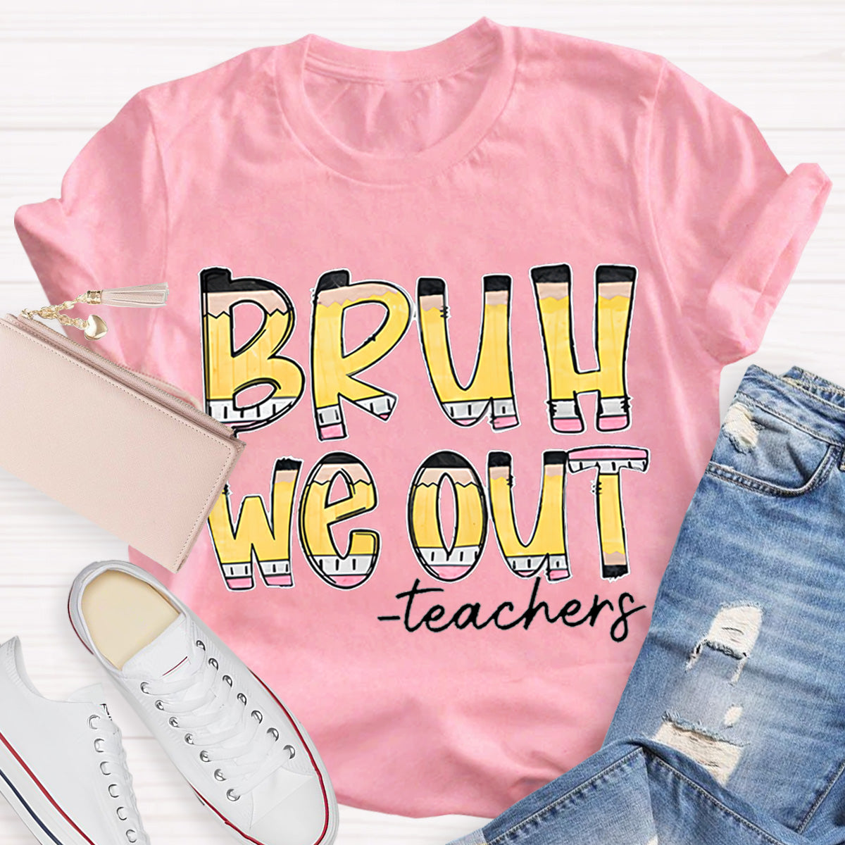Bruh We Out Teacher T-Shirt