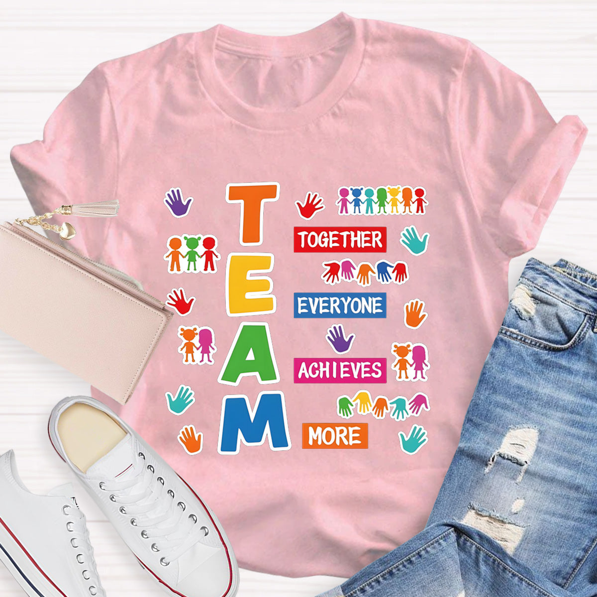 Team Together Everyone Achieves More Teacher T-Shirt