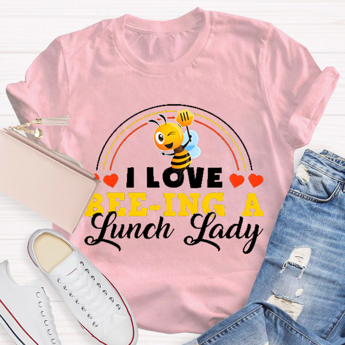I Love Being A Lunch Lady T-Shirt