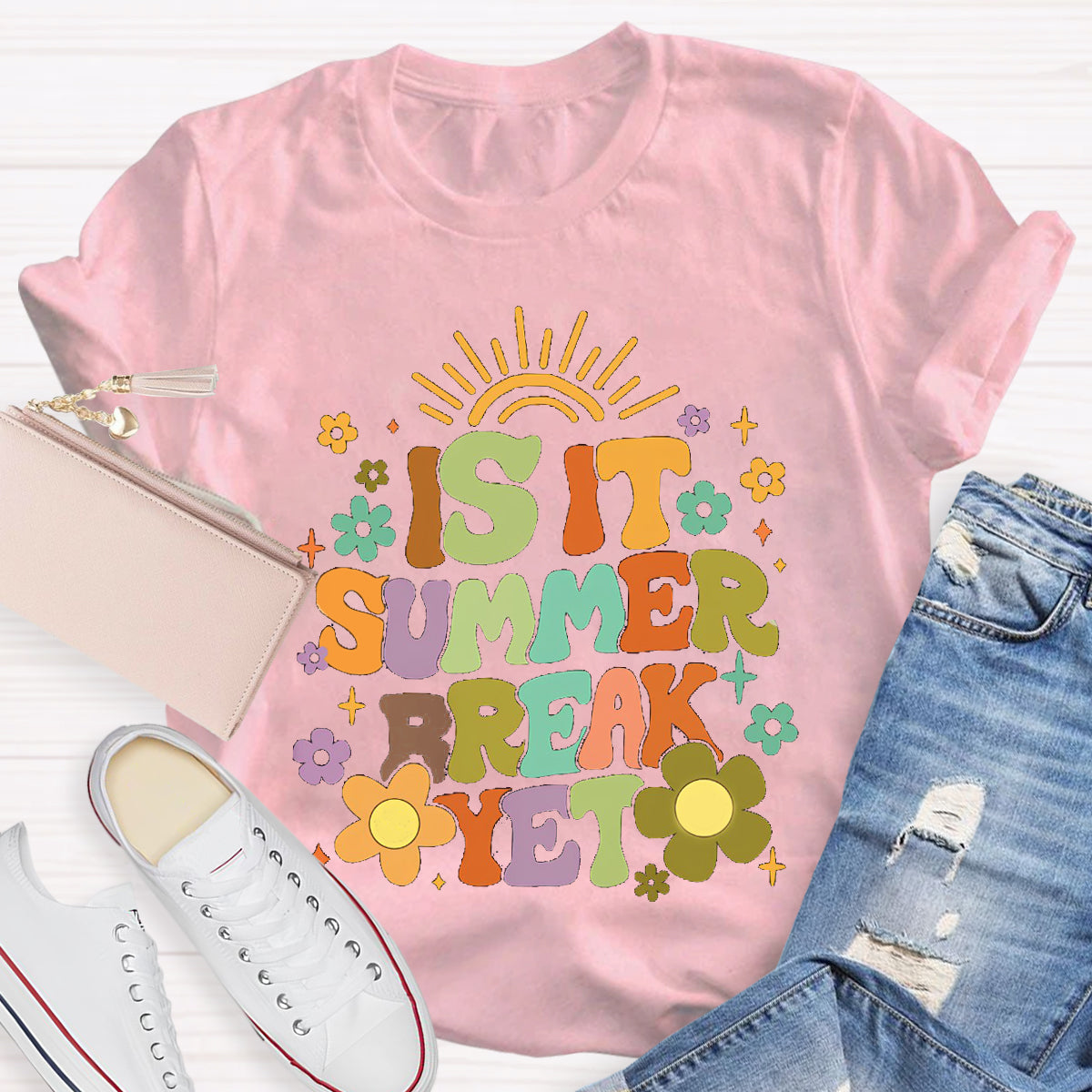 Is It Summer Break Yet Teacher T-Shirt