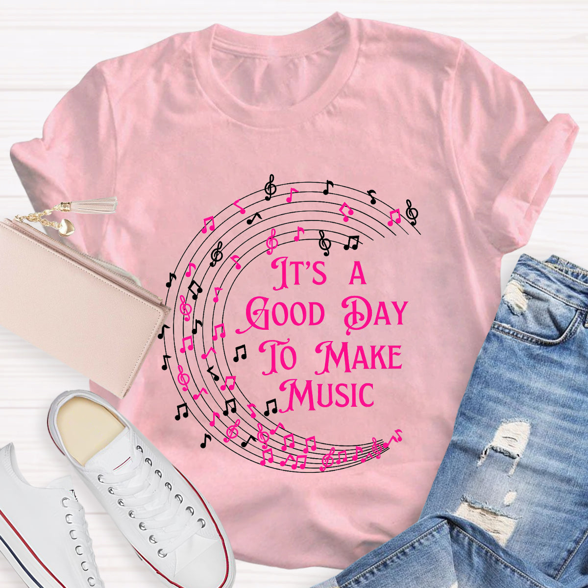 Musical Melody It's A Good Day To Make Music Teacher T-Shirt
