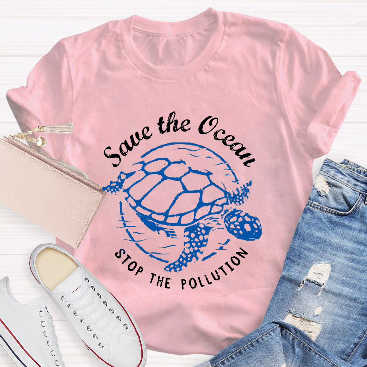 Save The Ocean Stop The Pollution T-Shirt