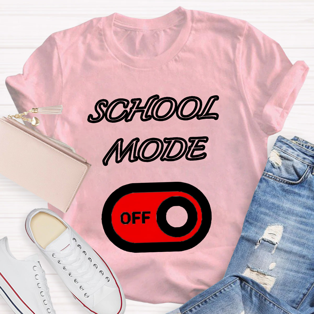 School Mode Off Teacher T-Shirt