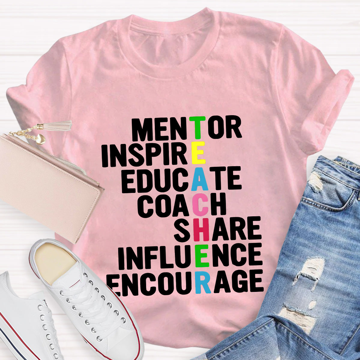 Mentor Inspire Educate Teacher T-Shirt