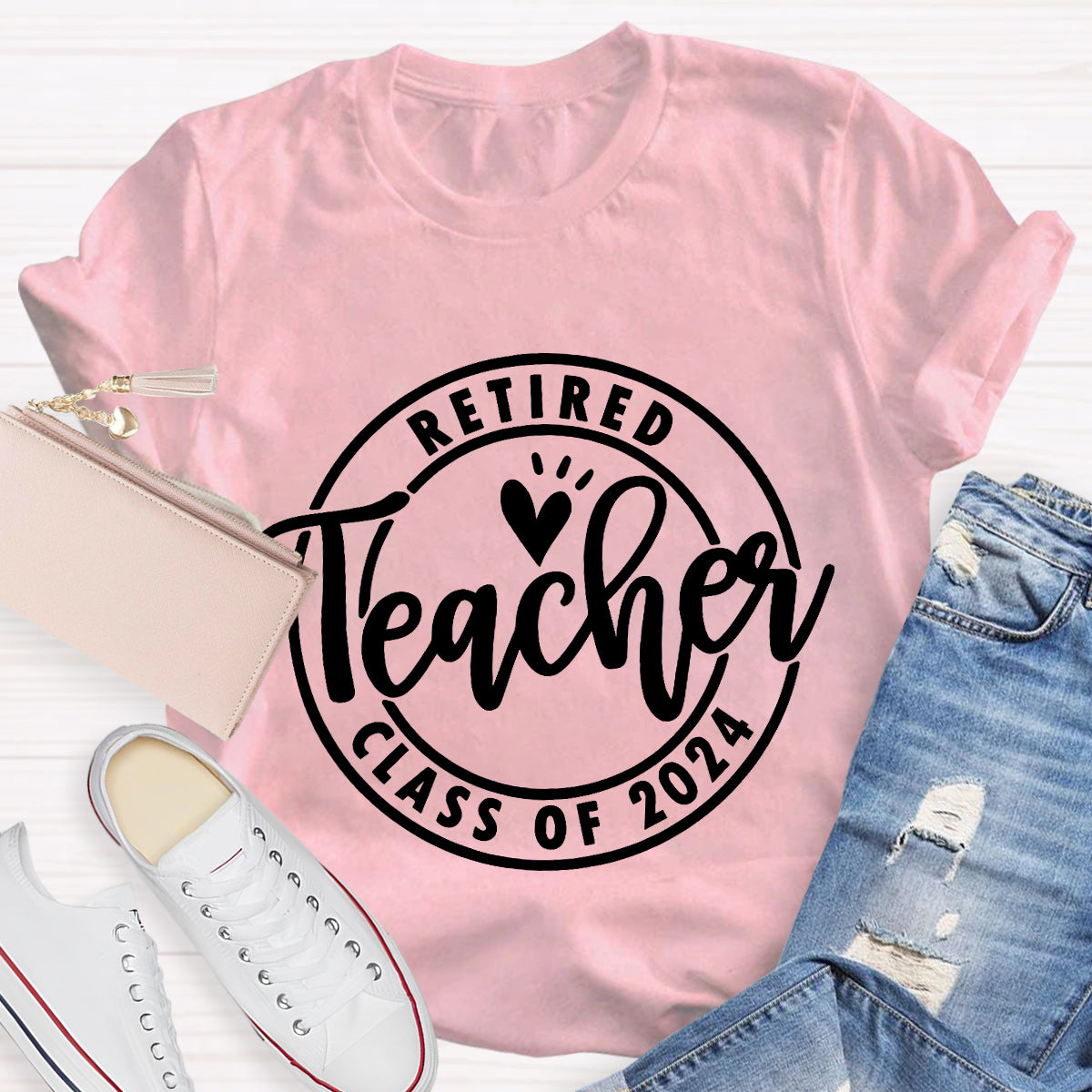 Personalized Retired Time Teacher T-Shirt