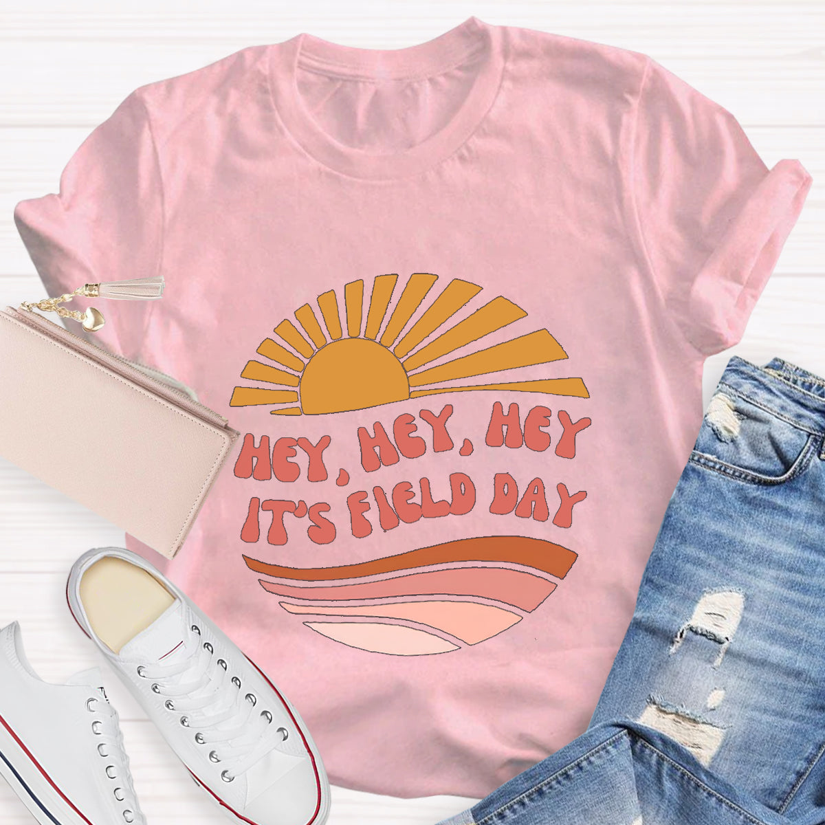 Hey It's Field Day Teacher T-Shirt