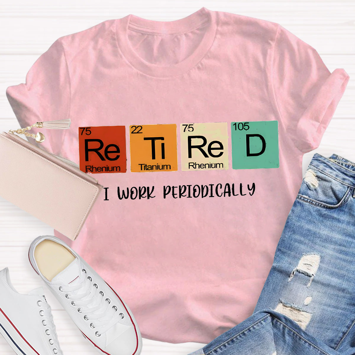 Retired I Work Periodically Teacher T-Shirt