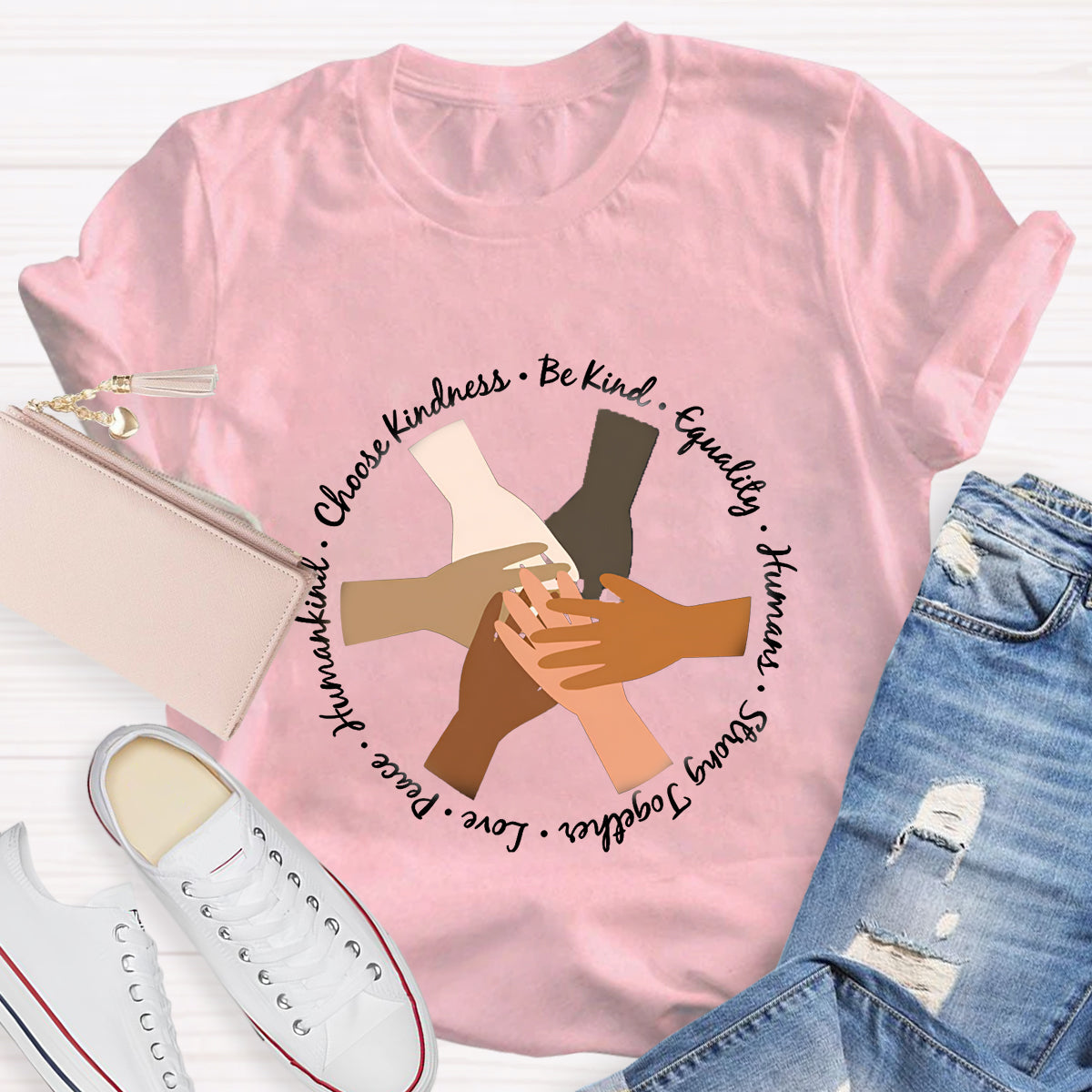 Be Kind Choose Kindness Teacher T-Shirt