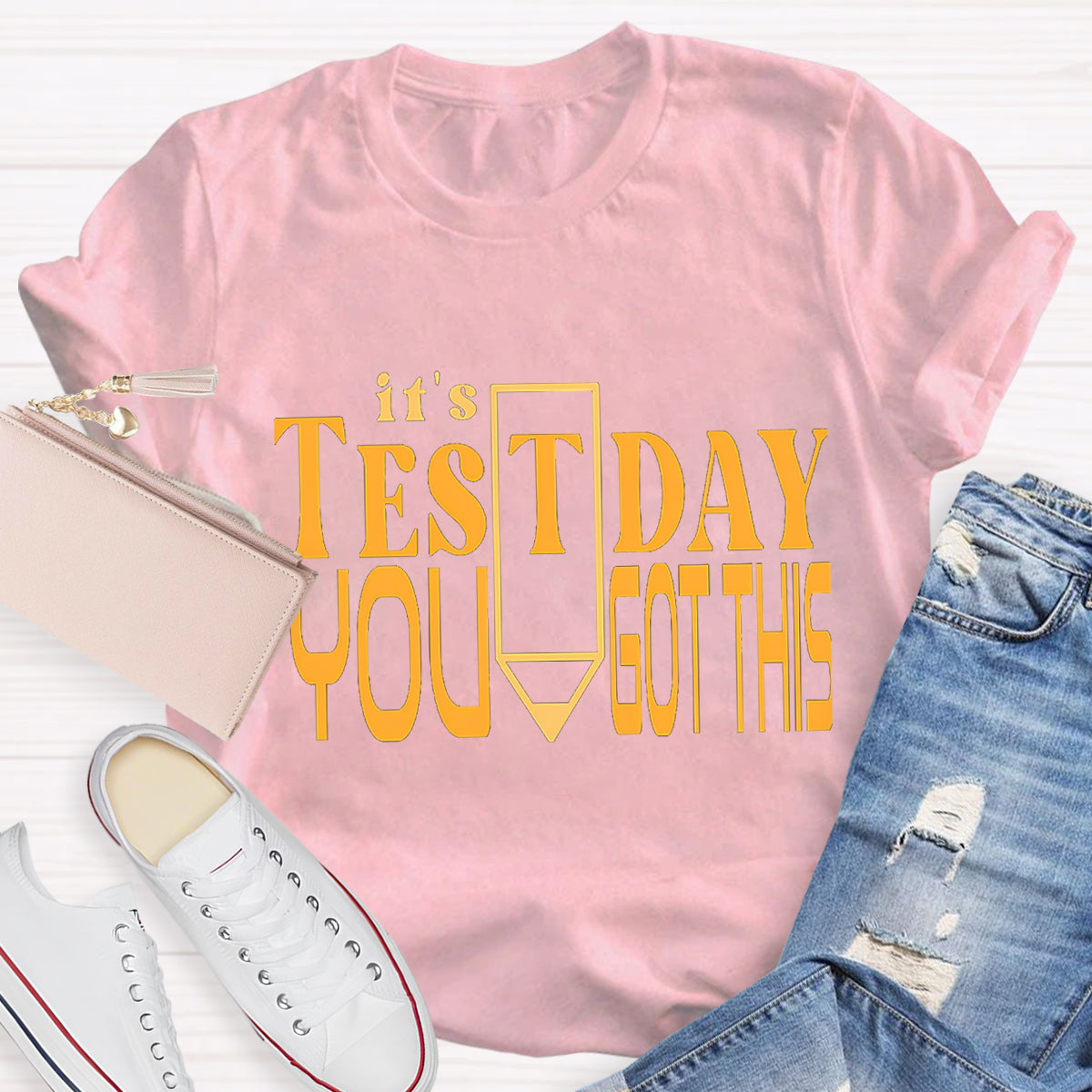 You Got This Testday Pencil Teacher T-Shirt
