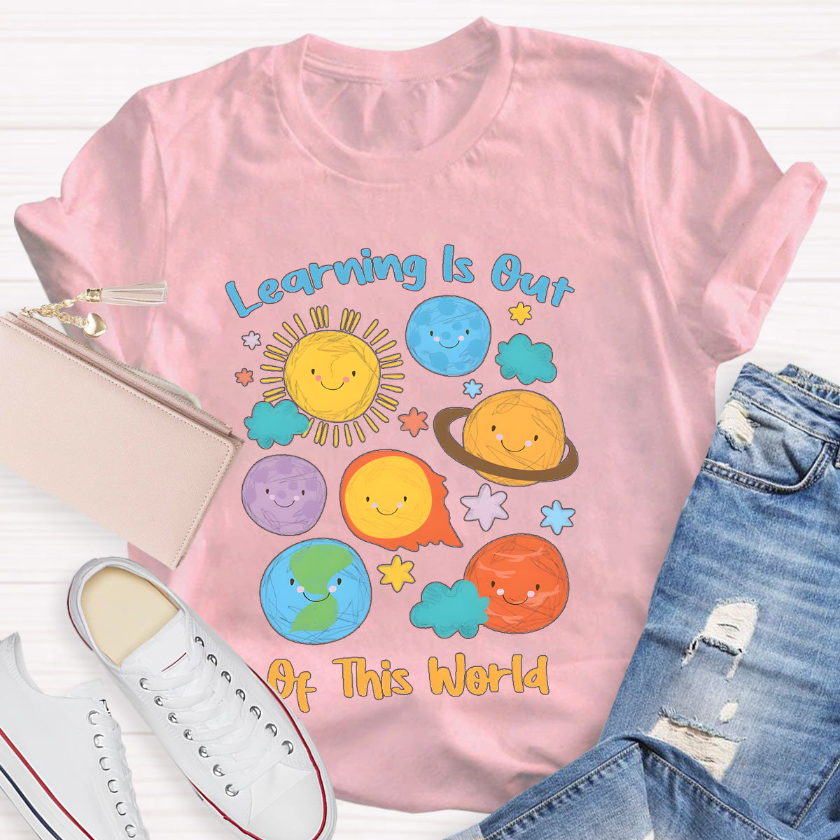 Learning Is Out Of This World Teacher T-Shirt