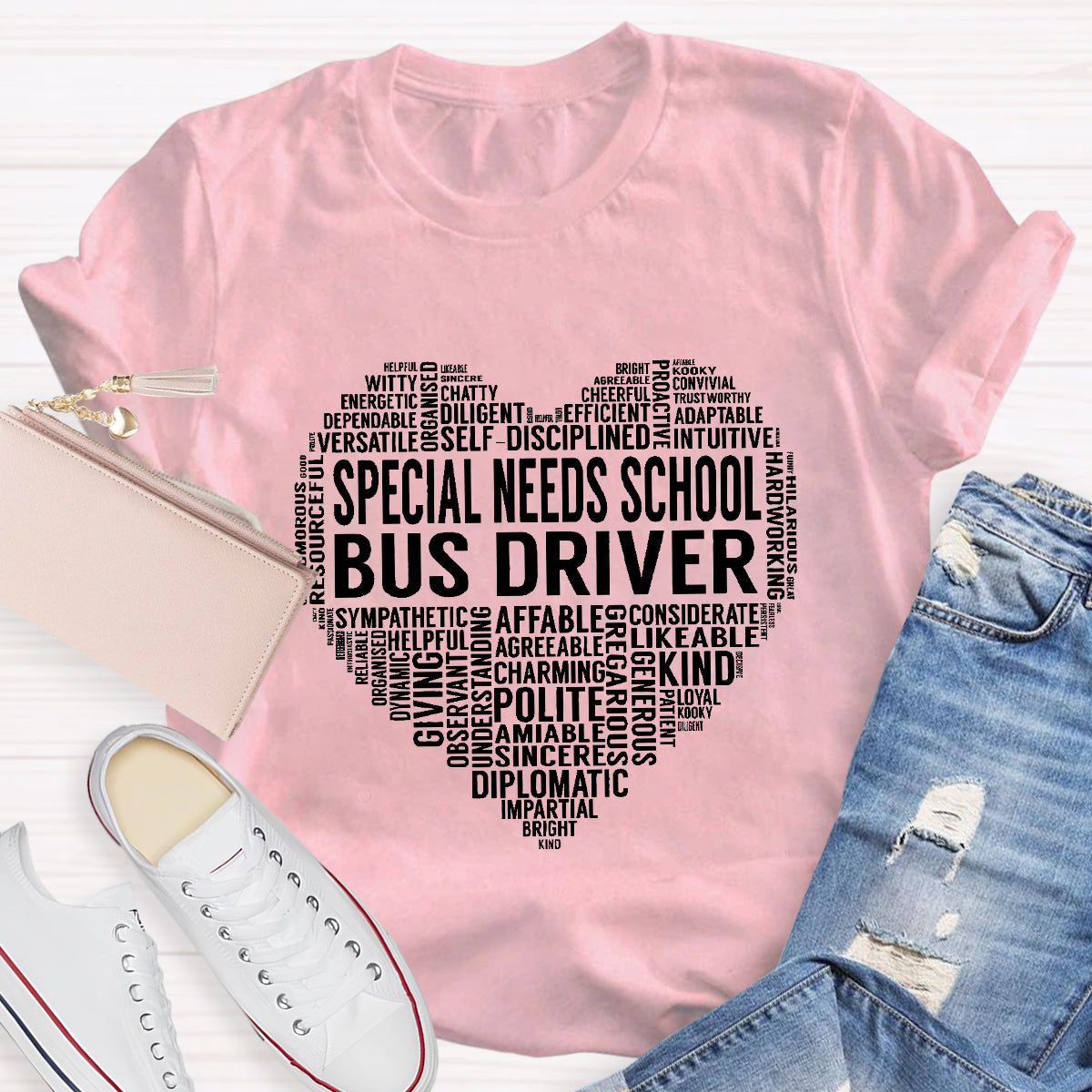 Special Needs School Bus Driver Teacher T-Shirt