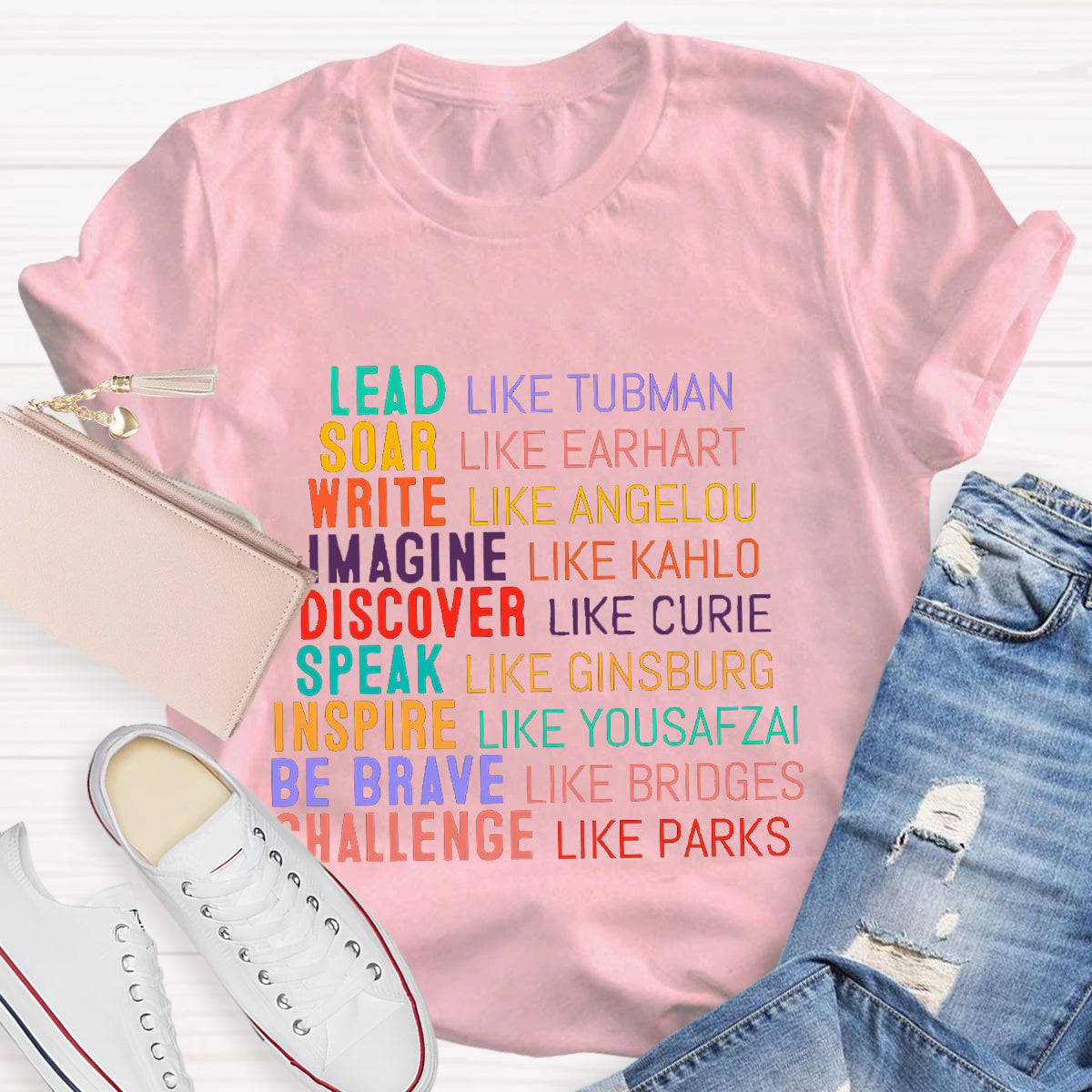 Lead Like Tubman Empowered Women T-Shirt