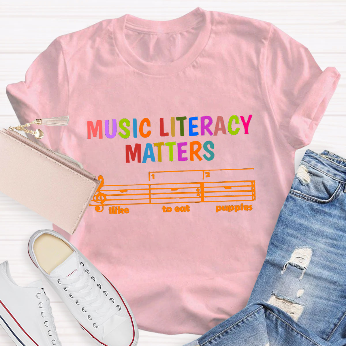 Music Literacy Matters Teacher T-Shirt