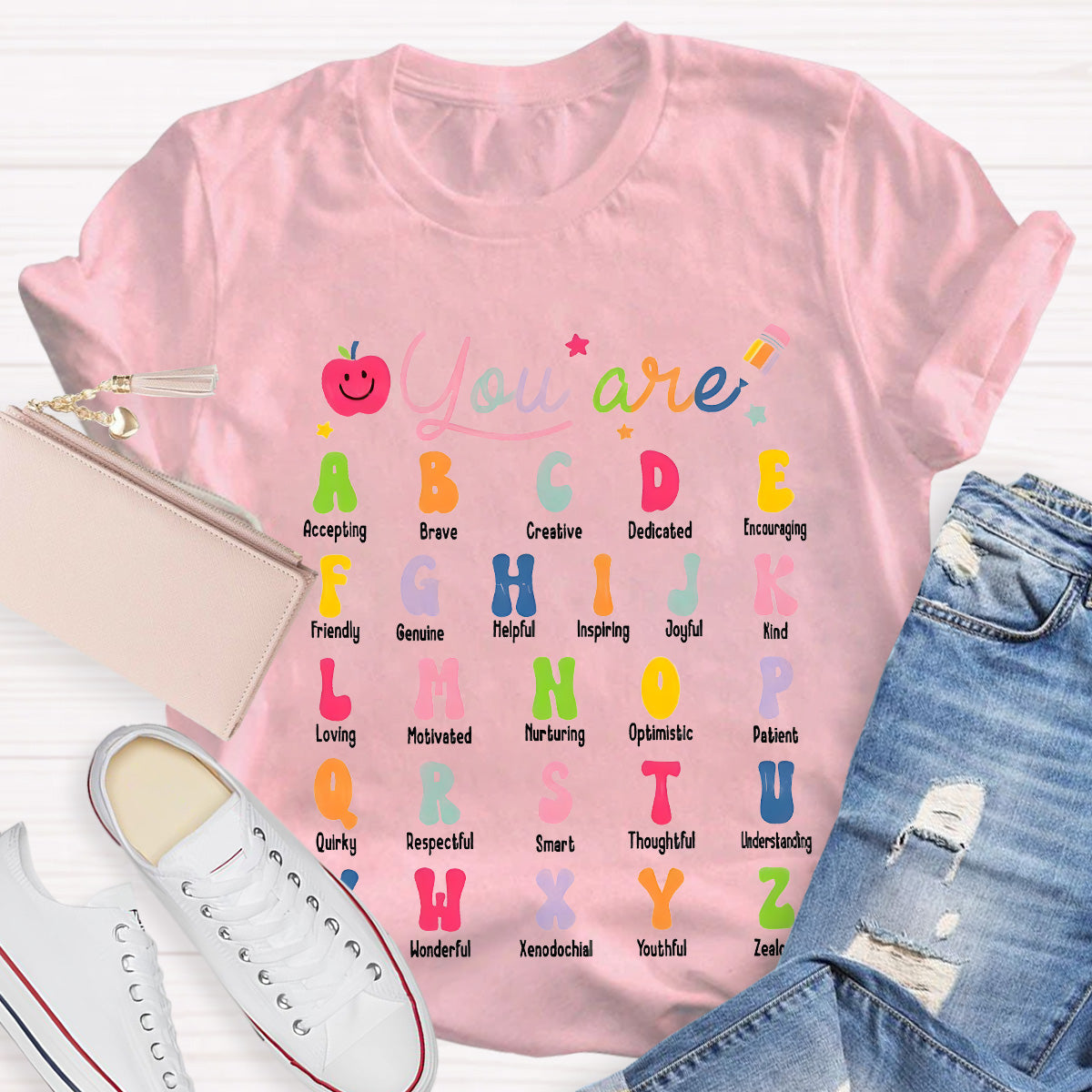 You Are Accepting Brave Teacher T-Shirt