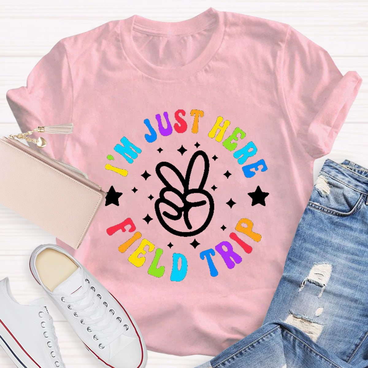 I'm Just Here Field Trip Teacher T-Shirt