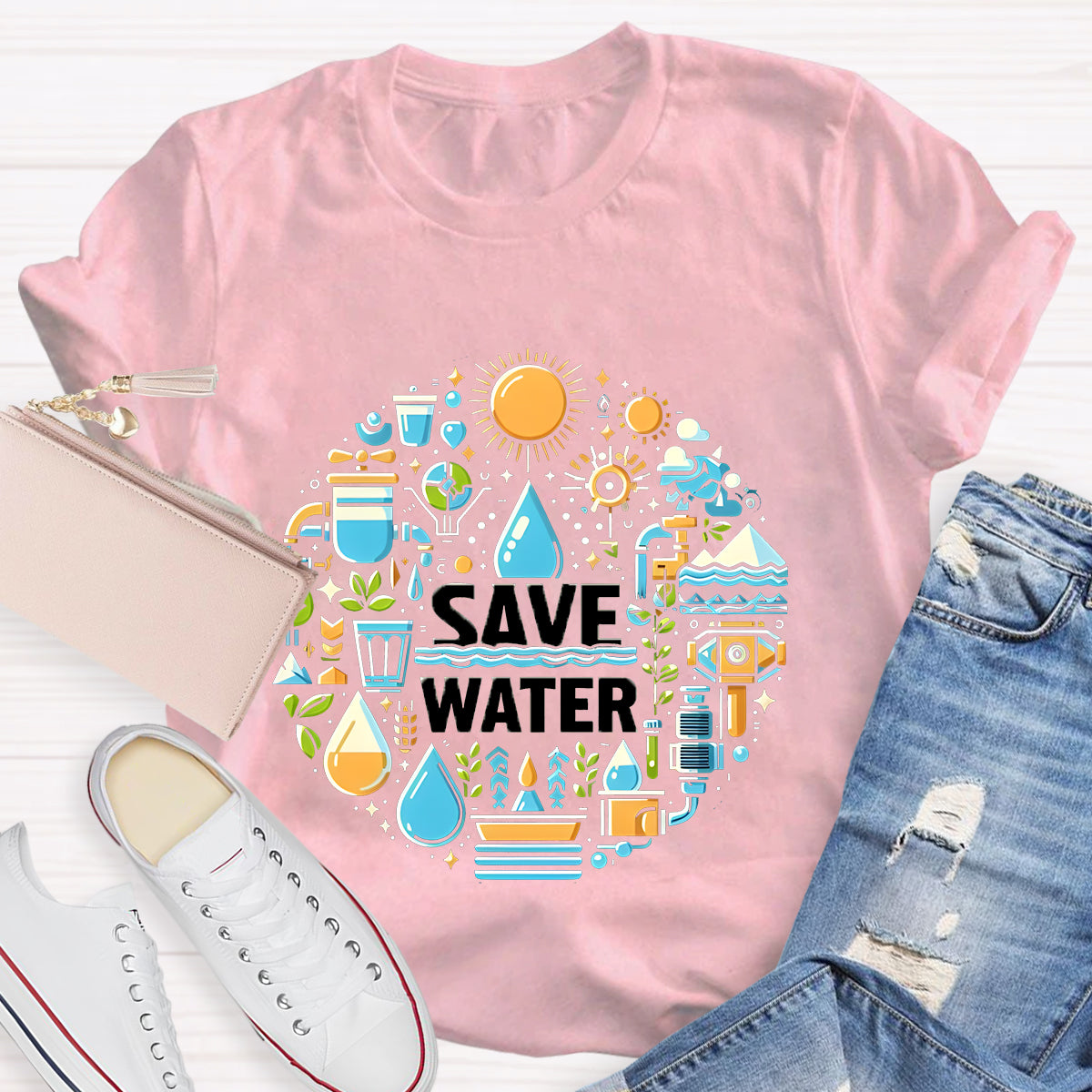 Save Water Teacher T-Shirt