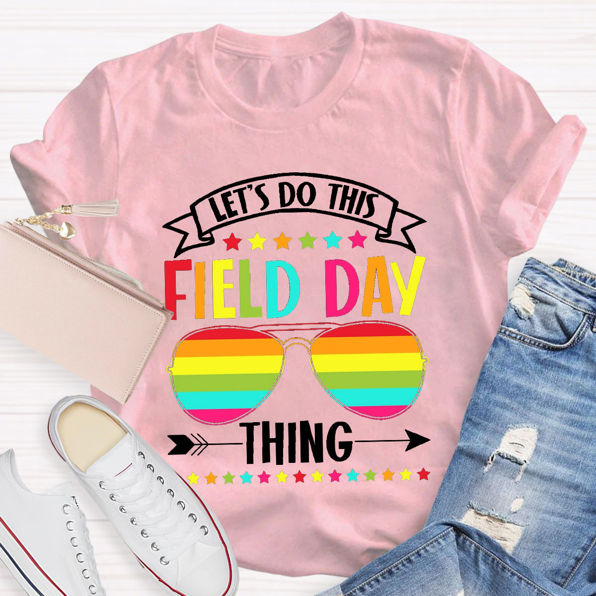 Let's Do This Field Thing Teacher T-Shirt