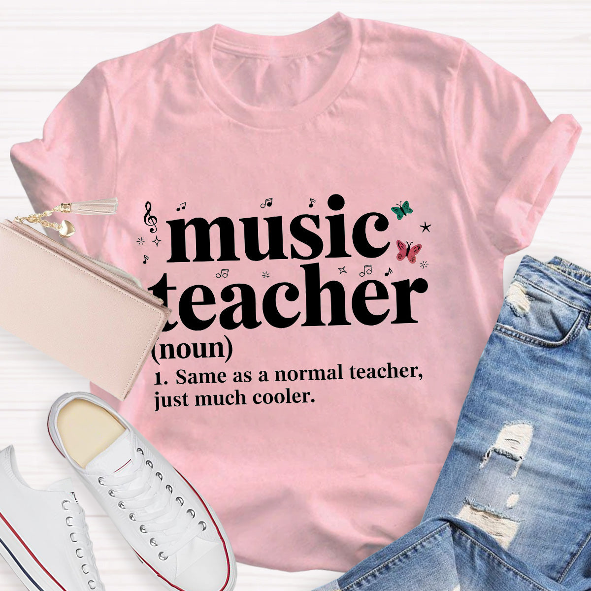 Music Teacher Just Much Cooler Teacher T-Shirt