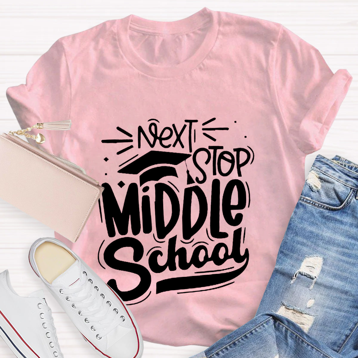 Next Stop Middle School Teacher T-Shirt