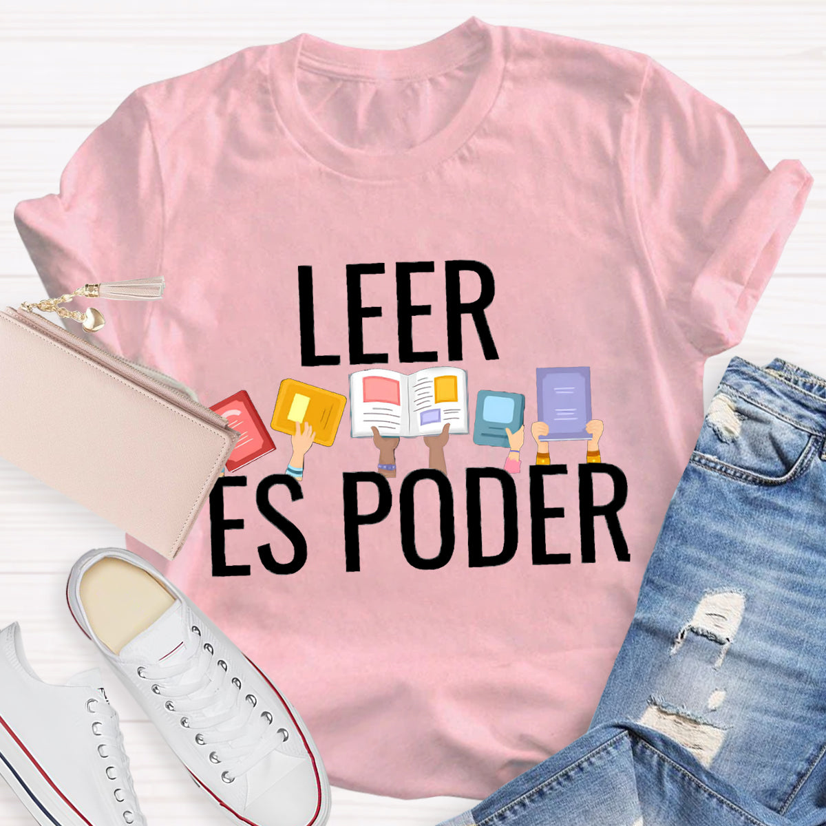 Leer Es Poder Spanish Teacher T-Shirt