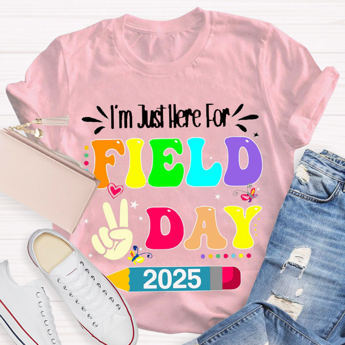 Personalize Year Field Day Teacher T-Shirt