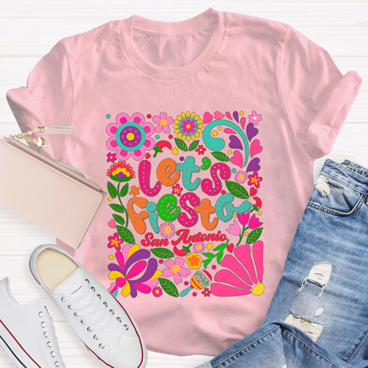 Let's Fiesta Teacher T-Shirt