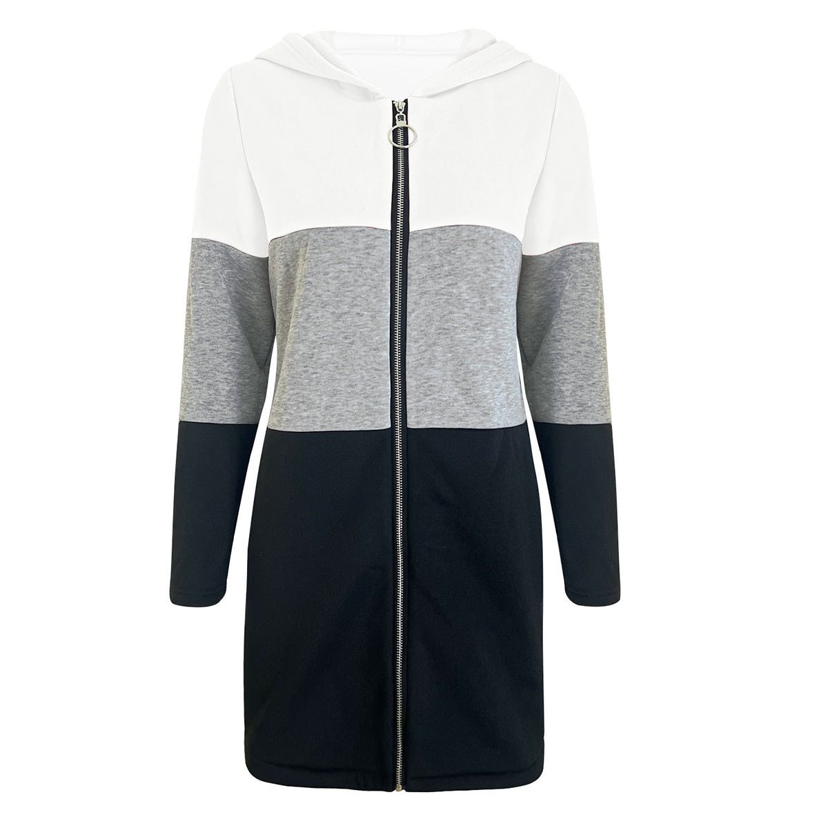 Color Block Hoodie Jacket for Women