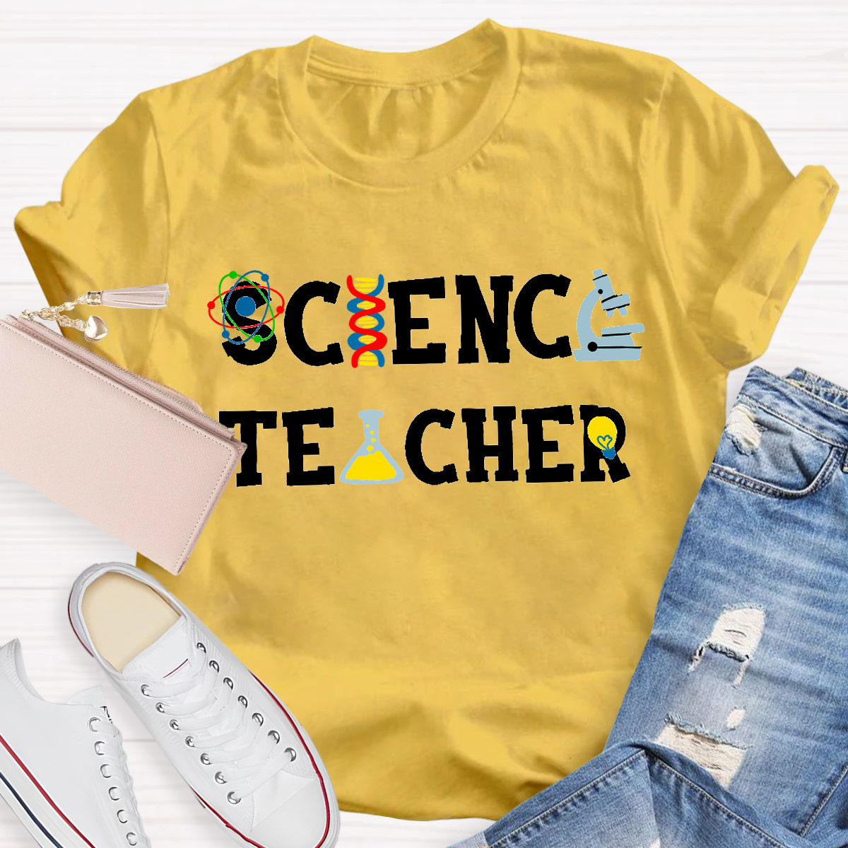 Science Reagent Bottle Teacher T-Shirt