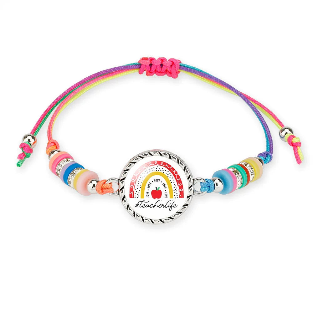Teacher Bohemian Adjustable Bracelet