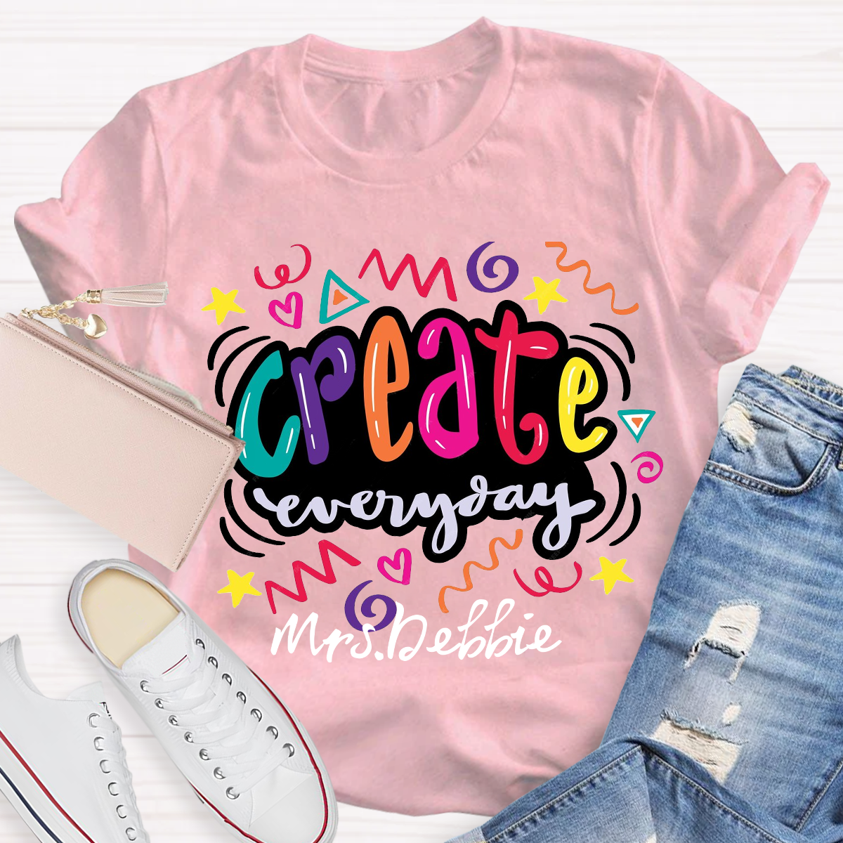 Personalized Name Create Everything T-Shirt