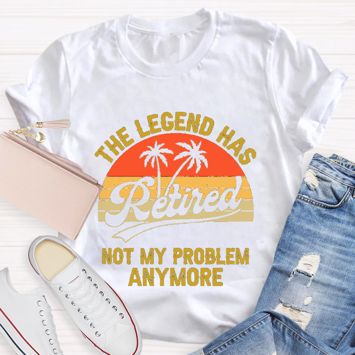 Not My Problem Anymore Retired Teacher T-Shirt