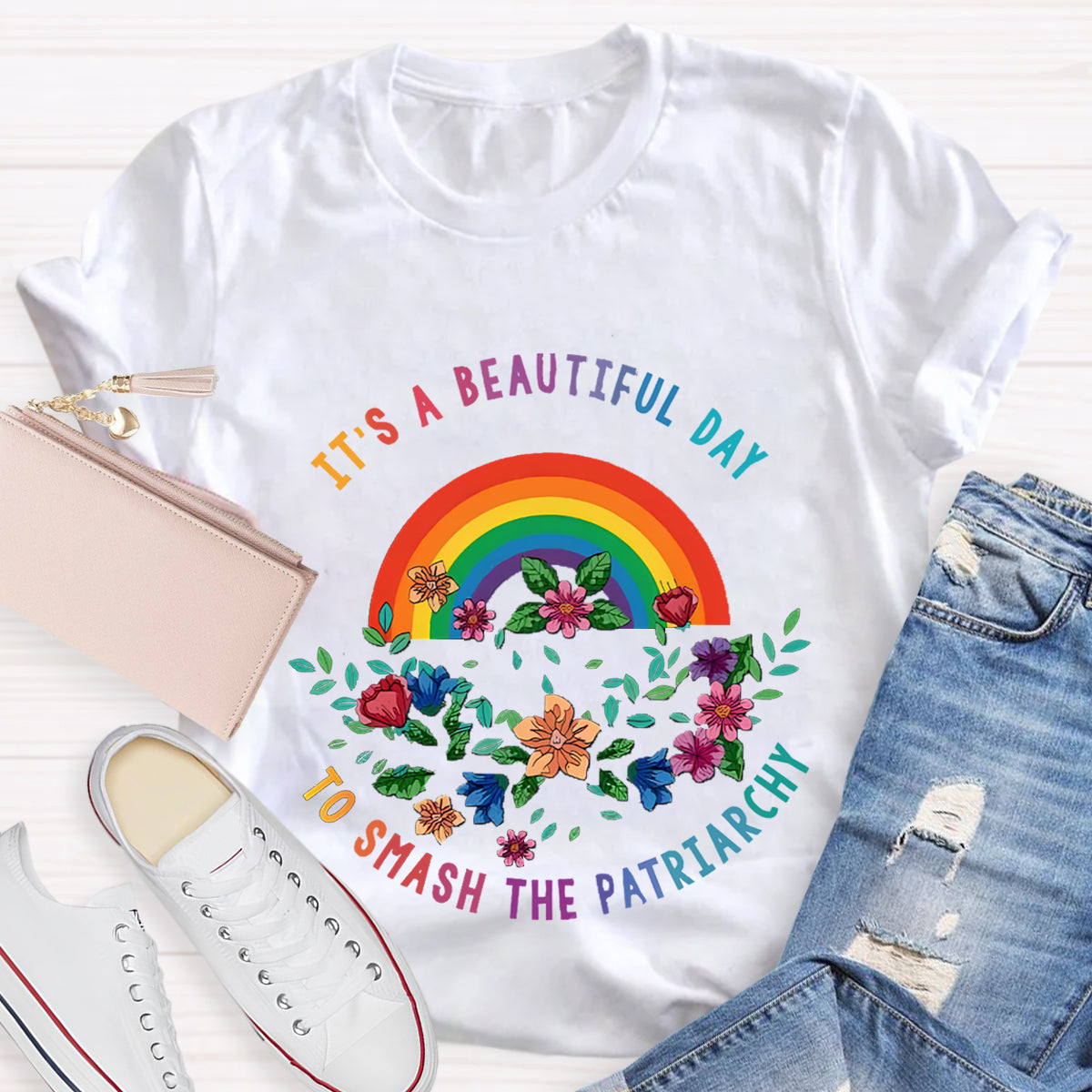 It's A Beautiful Day To Smash The Patriarchy T-Shirt