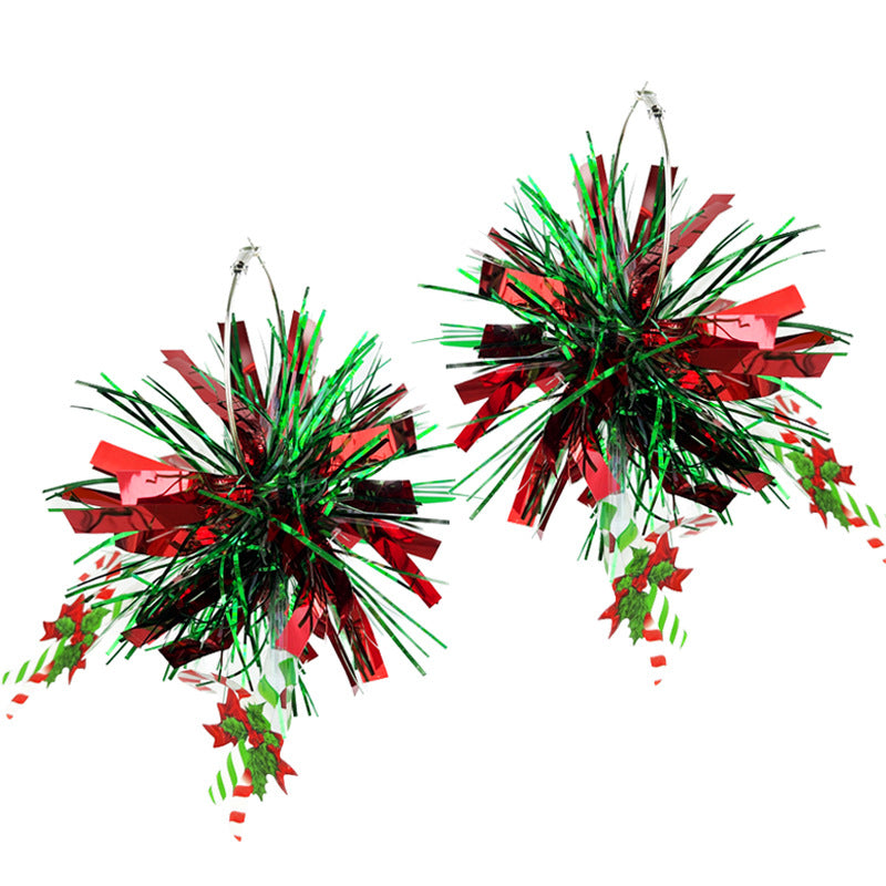 Christmas Gingerbread Man Christmas Stocking Candy Earrings