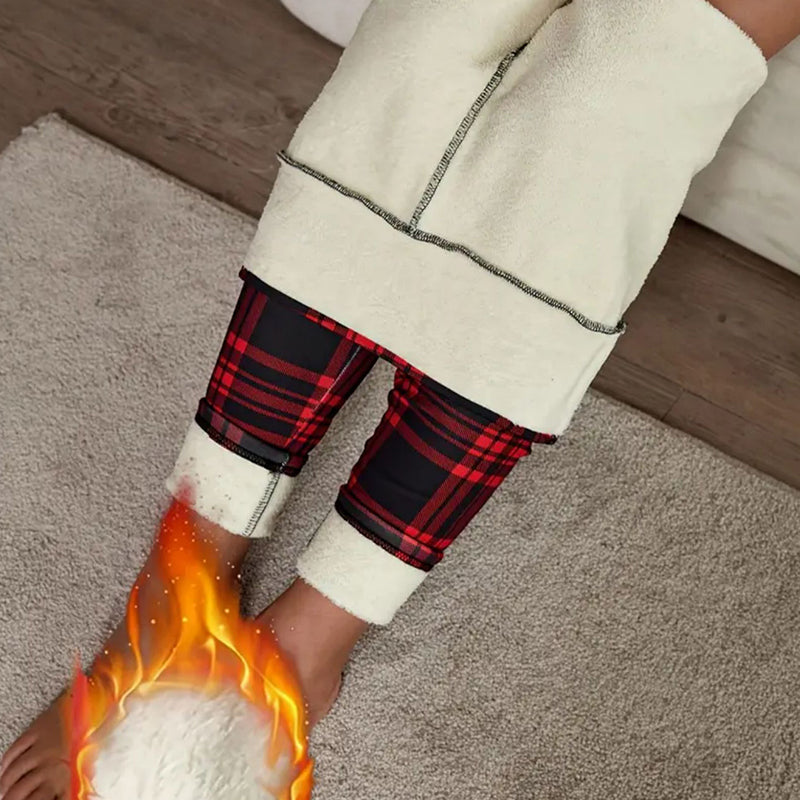 Women’s Warm Fleece-Lined Thermal Leggings
