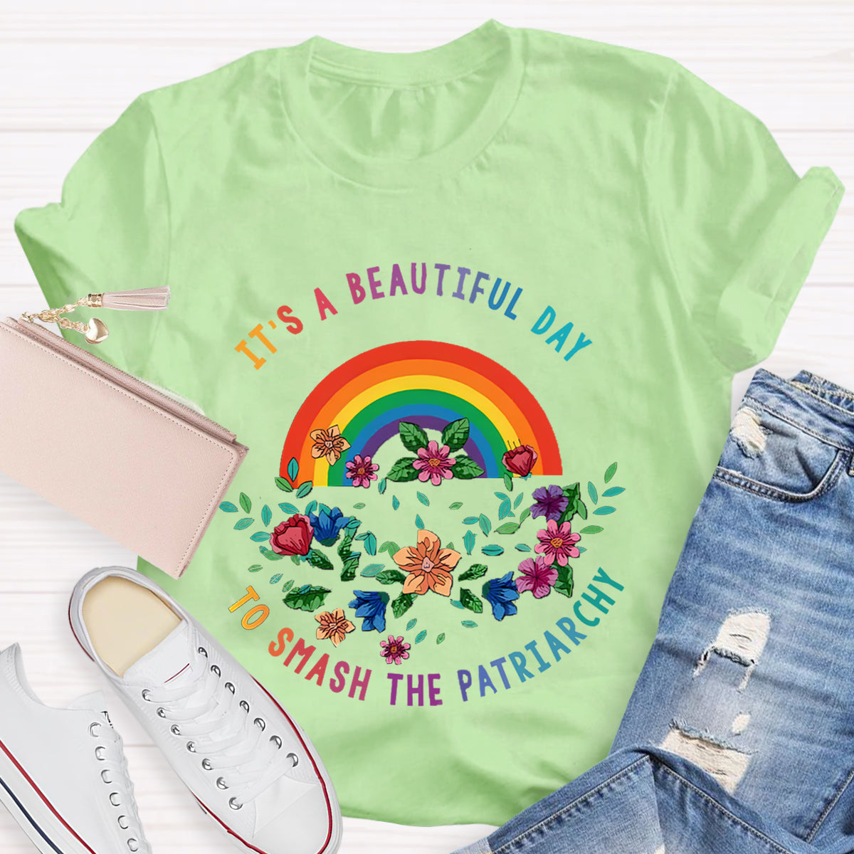 It's A Beautiful Day To Smash The Patriarchy T-Shirt