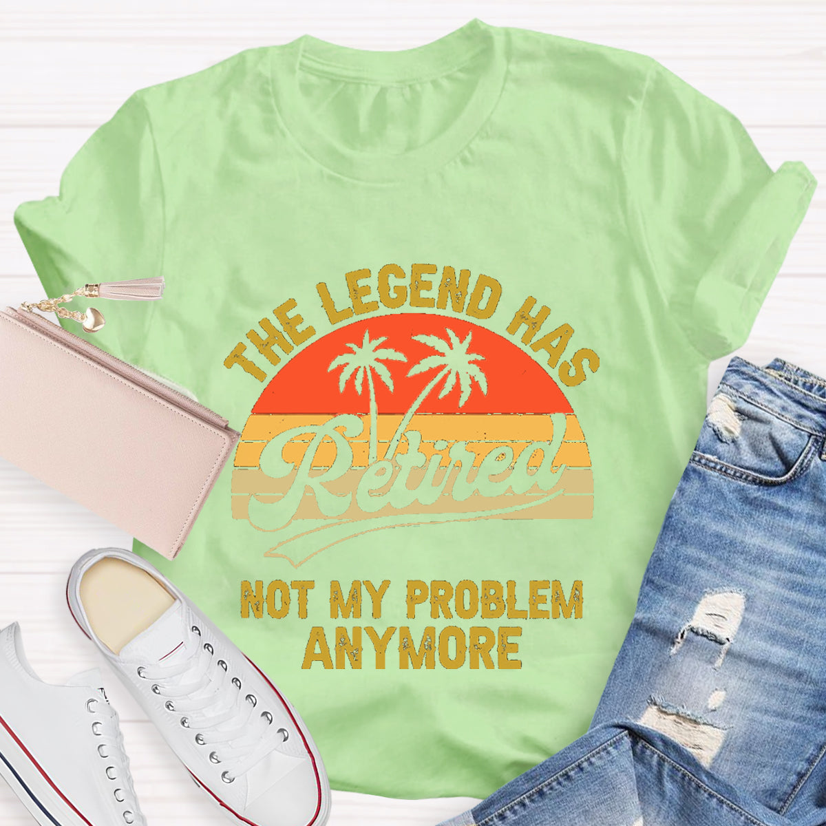 Not My Problem Anymore Retired Teacher T-Shirt