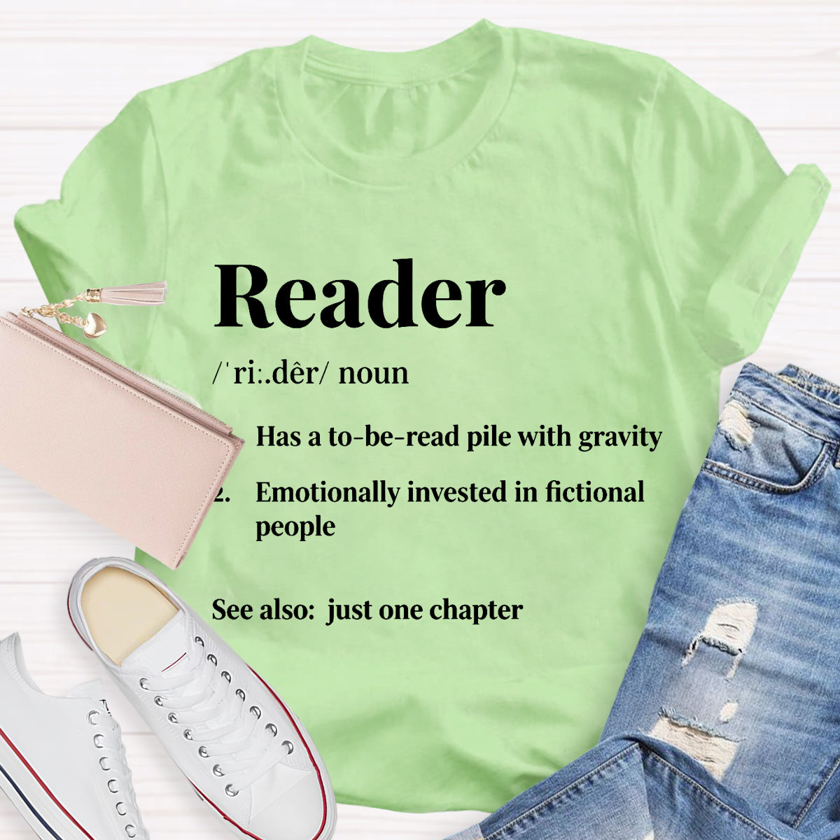 Reader Has A To Be Read Pile With Gravity Teacher T-shirt