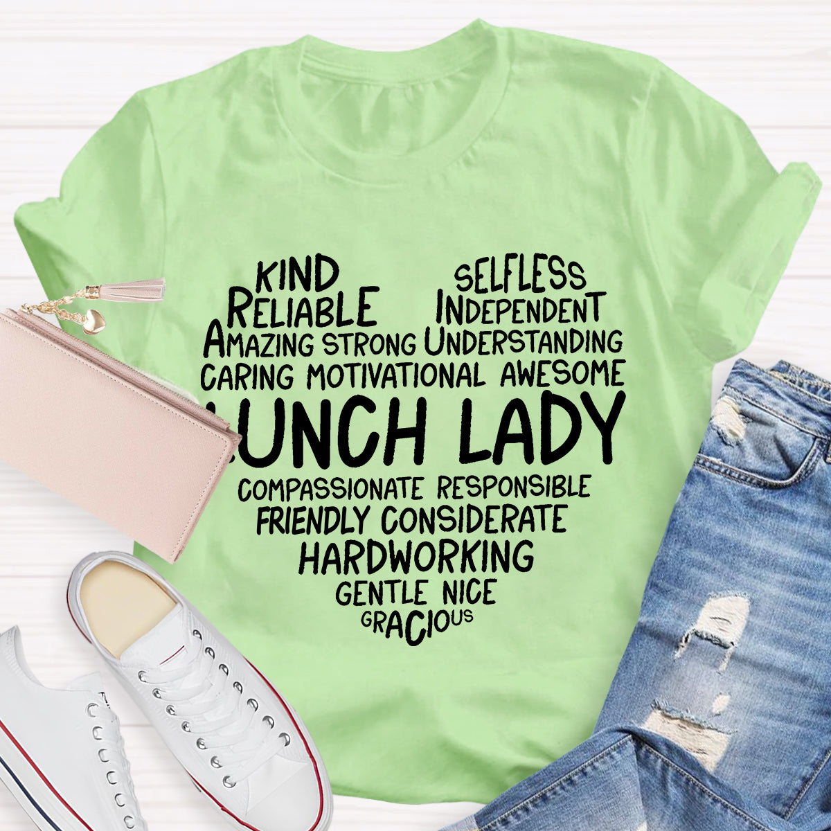 Lunch Lady Kind Amazing T-shirt