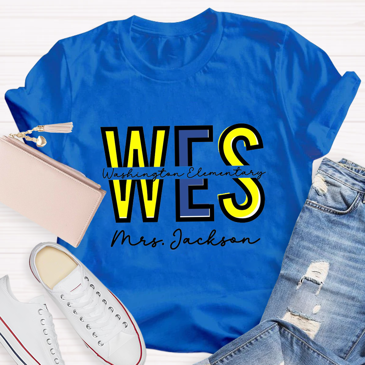Personalized School And Teachers Name T-Shirt