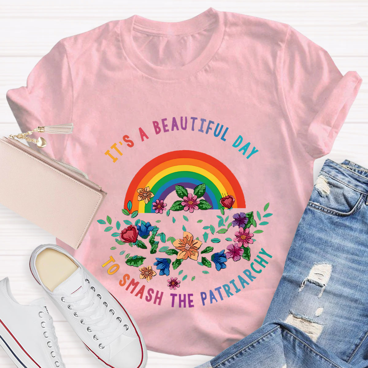 It's A Beautiful Day To Smash The Patriarchy T-Shirt