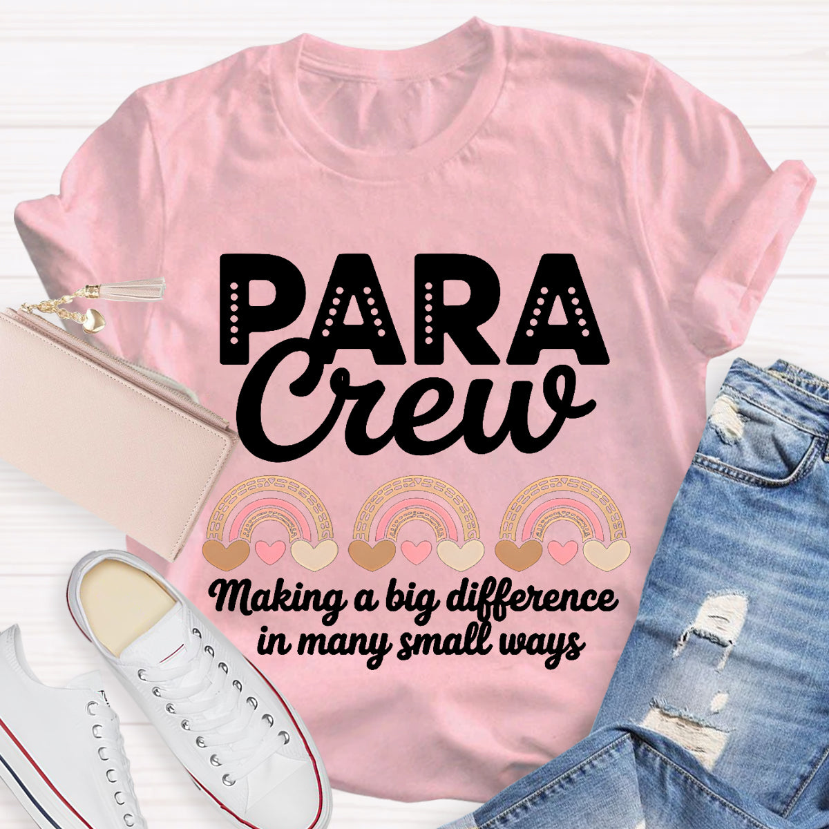 Para Crew Making A Big Difference In Many Small Ways T-shirt