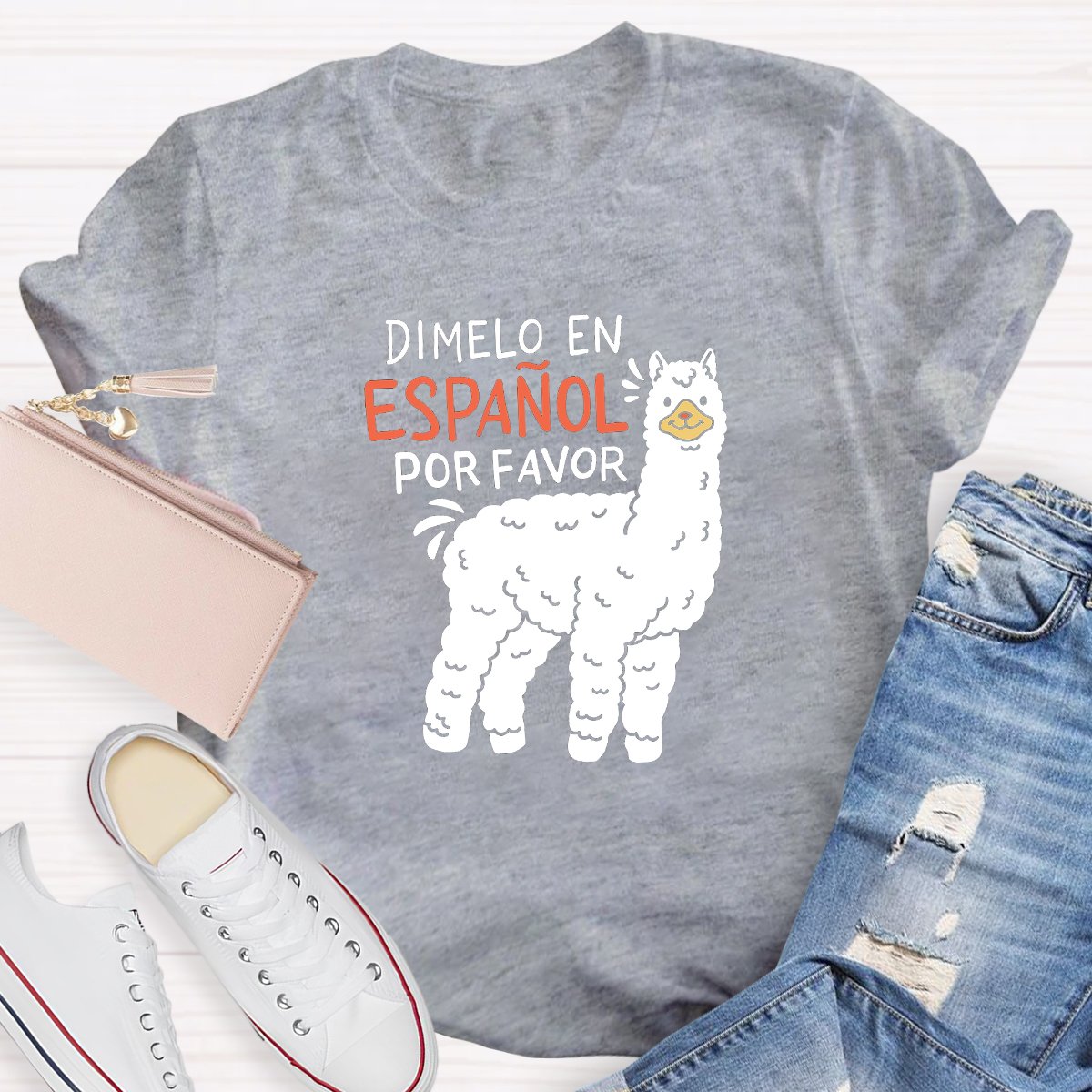 Dimelo En Espanol Por Favor Spanish Teacher's Shirt