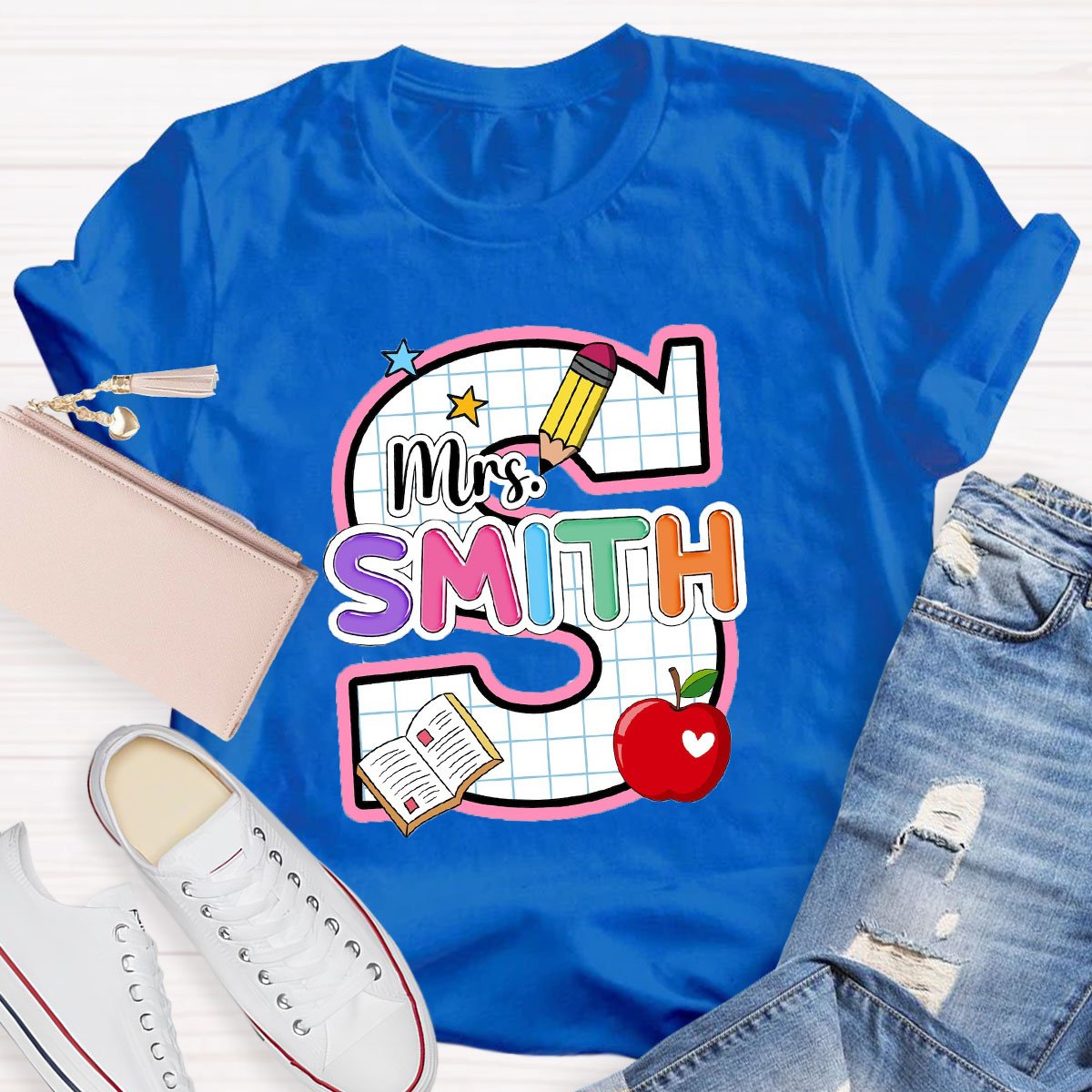 Personalized Your Name With Artistic Letters T-Shirt