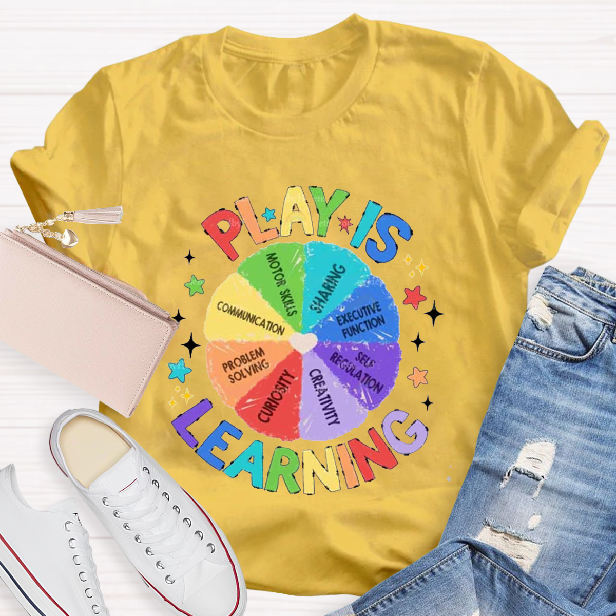 Play Is Learning Back To School Teacher T-shirt