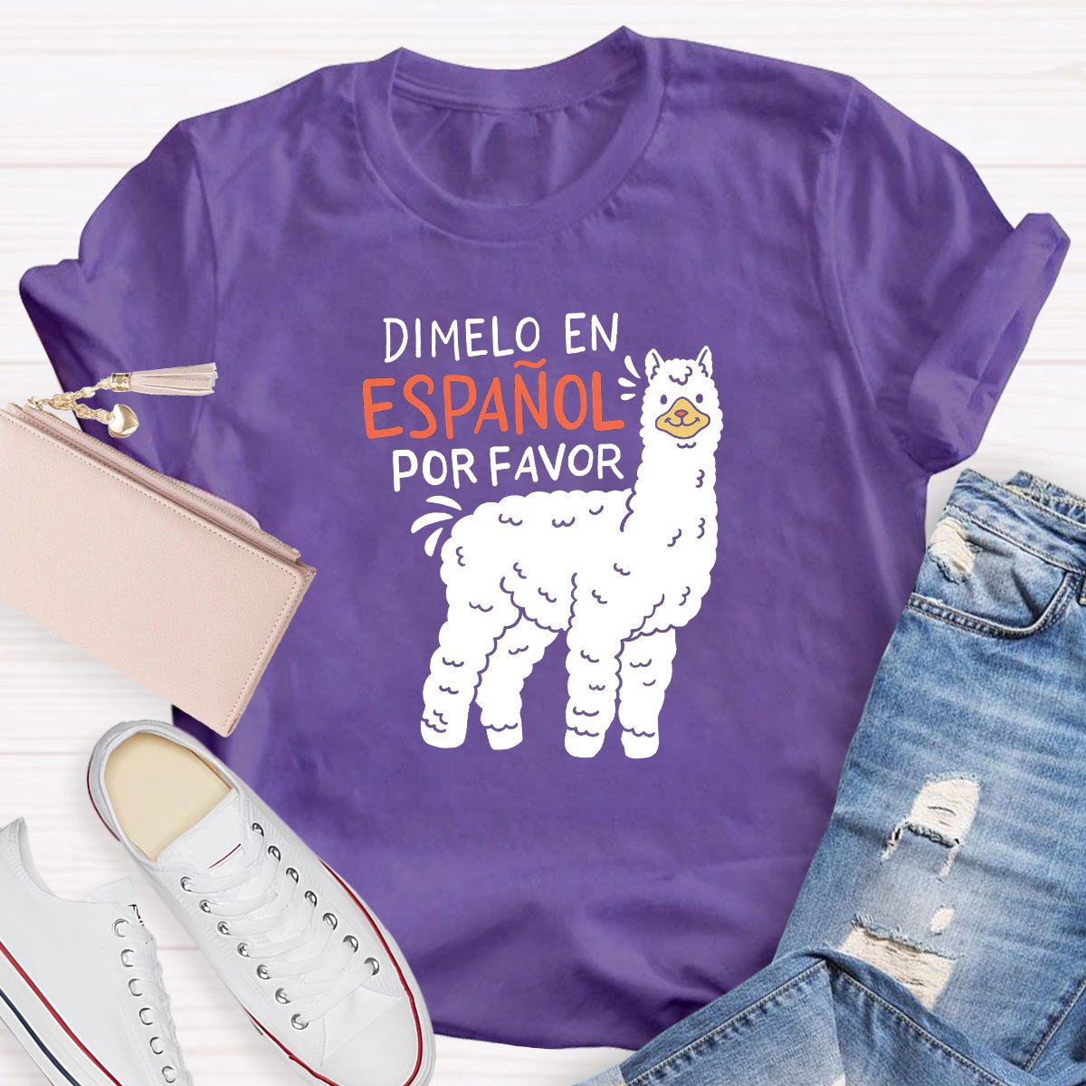 Dimelo En Espanol Por Favor Spanish Teacher's Shirt