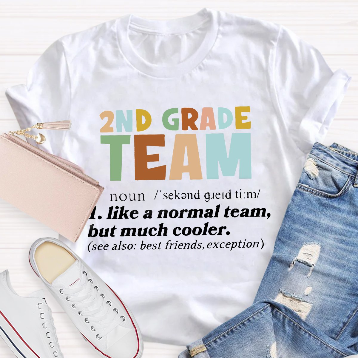Personalized Grade Team Definition Teacher T-Shirt