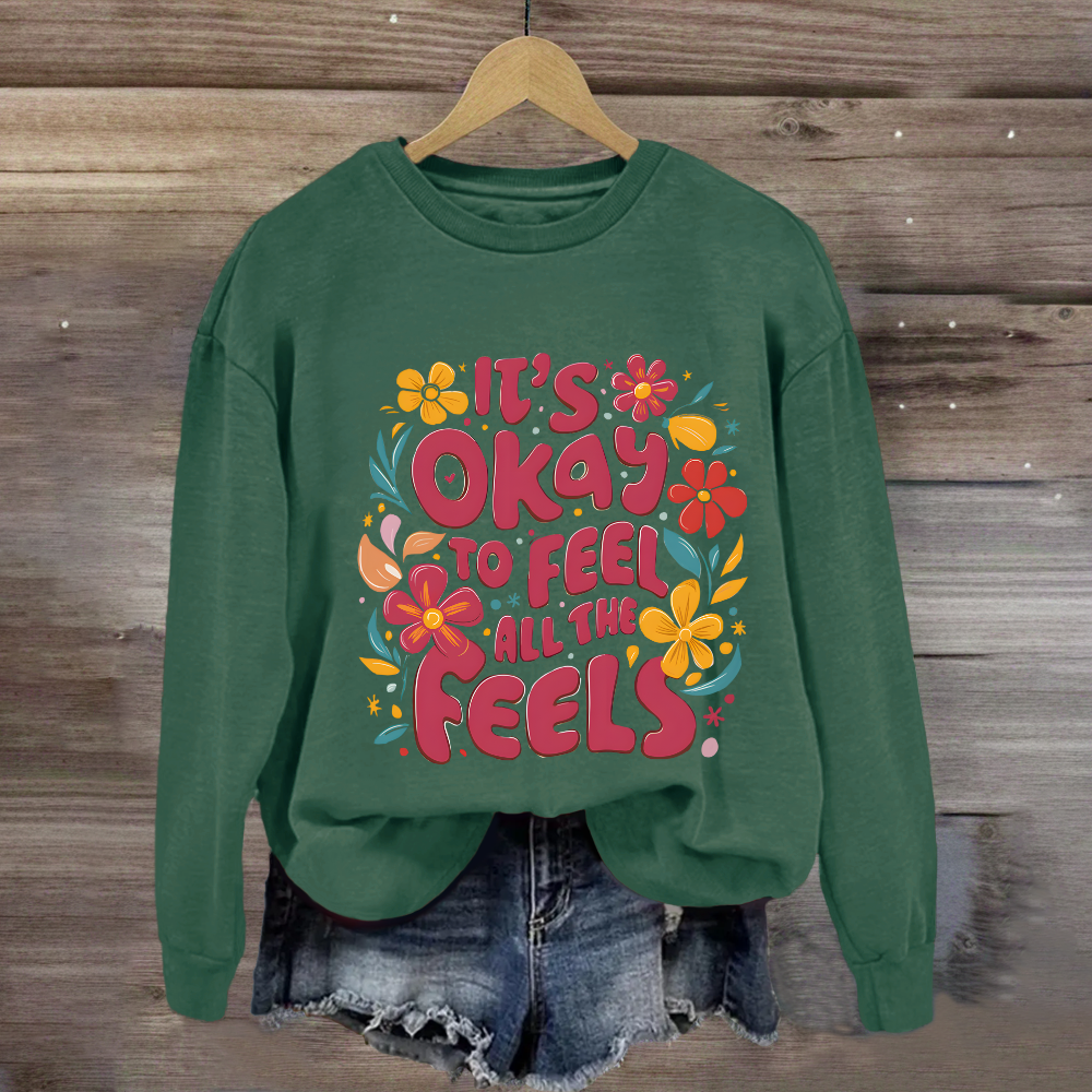 Celebrate Minds of All Kinds Floral Sweatshirt