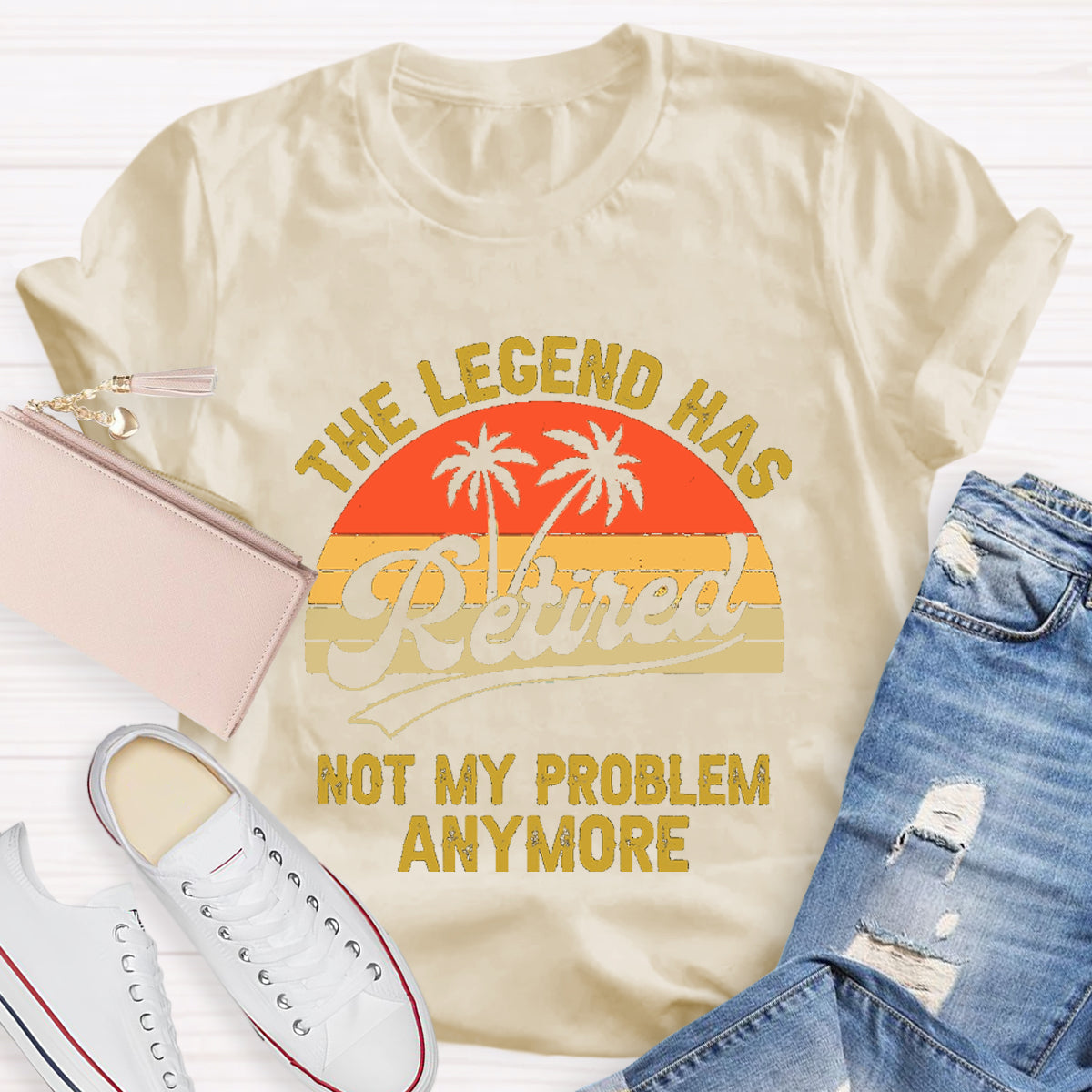 Not My Problem Anymore Retired Teacher T-Shirt